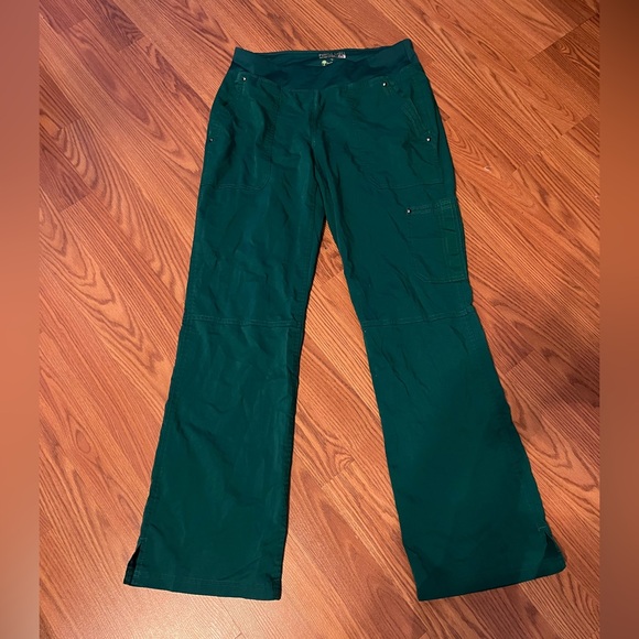 (2 PAIRS) Healing Hands Purple Label Tori 5 Pocket STRETCH Yoga Scrub Pants - Picture 2 of 2